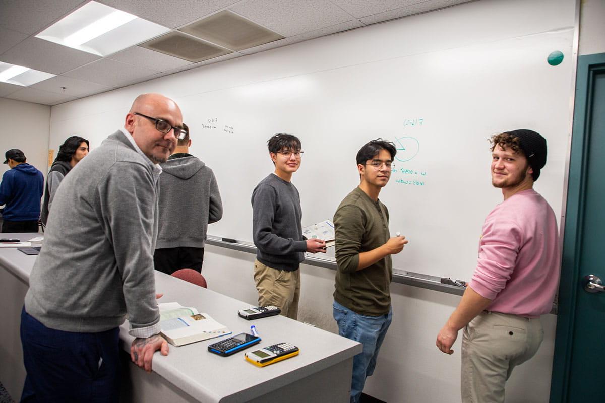 SJC Students in classroom.